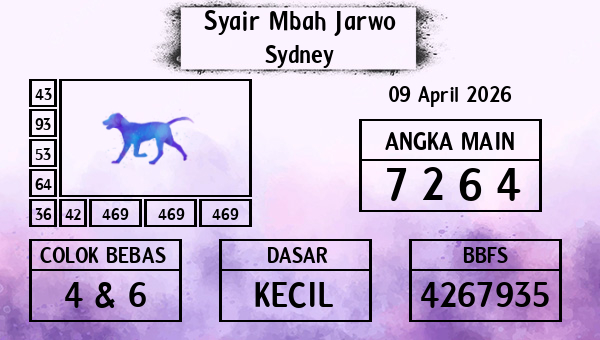 Syair Mbah Jarwo - Sydney